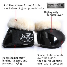 Professional's Choice Spartan II Bell Boots | Black | Large