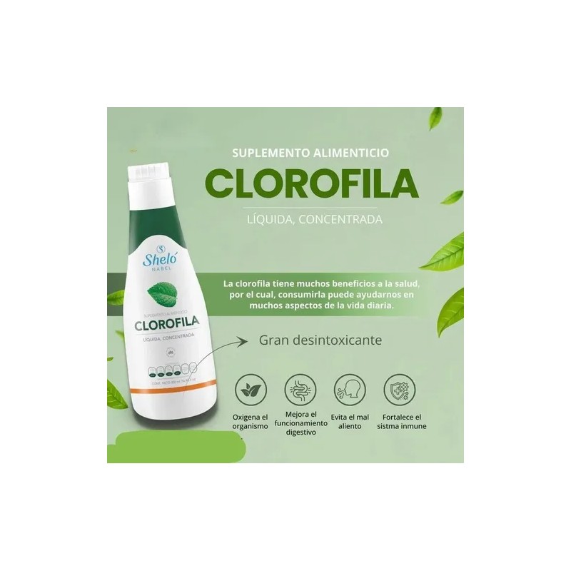 2 Clorofila Líquida Evita Mal Aliento Mejora Digestión