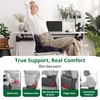 FuturaLoom Ergonomic Seat Cushion for Sciatica Relief & Long Driving