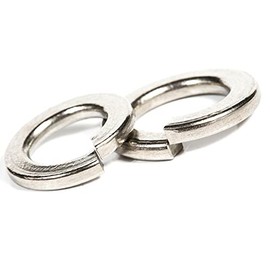 Stainless Steel Rectangular Spring Split Lock Washer (Pack of 50) (M4)
