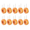 sourcing map Horizontal Toroid Induction Magnetic Single Layer Inductor 47uH