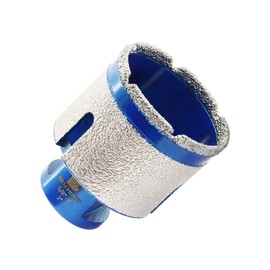 Diamond Core Drill Bit - BRSCHNITT Diamond Finger Milling Bit 2" for Drilling Enlarging Shaping Round Bevel Holes in Porcelain,Ceramic,Granite,Marble 5/8-11 Thread