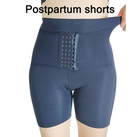 Miajiins High Waisted Postpartum Compression Shorts Tummy Control Underwear M202B2XL
