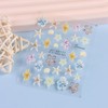 5D Embossed Nail Stickers Ocean Nail Decals Cute Starfish Shell