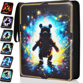KarlyPro Trading Binder SV-1 Compatible with Lorcana Cards 990 Pockets Collectible Card Holder for MTG Cards,Sports Cards and other TCG Trading Cards with 55 PP Sleeves.