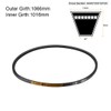 sourcing map Drive V-belt circumference 40 inch industrial gear rubber