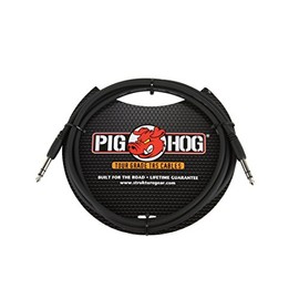 Pig Hog PTRS06 Cable de instrumento TRS de alto rendimiento de 1/4 pulgadas, 6 pies