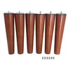 Dlfeue 12 Inch 6 Pcs Coffee Adjustable Bed Base Frame