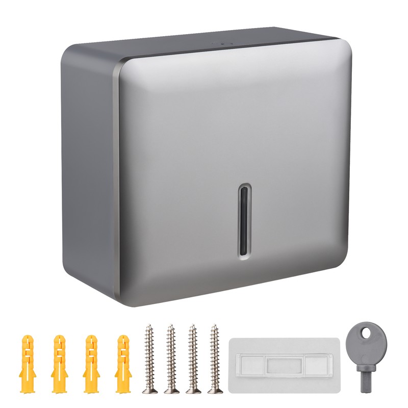Wall Mount Paper Towel Dispenser Multifold Hand Towel Tissue Holder