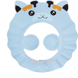 Baby Shower Cap, Adjustable Kids Shampoo Cap, Baby Bath Hair Washing Shampoo Shield Visor Hat Bathing Waterproof Cap Eye Ear Protection for Toddler Children（Pink, Blue, Yellow）