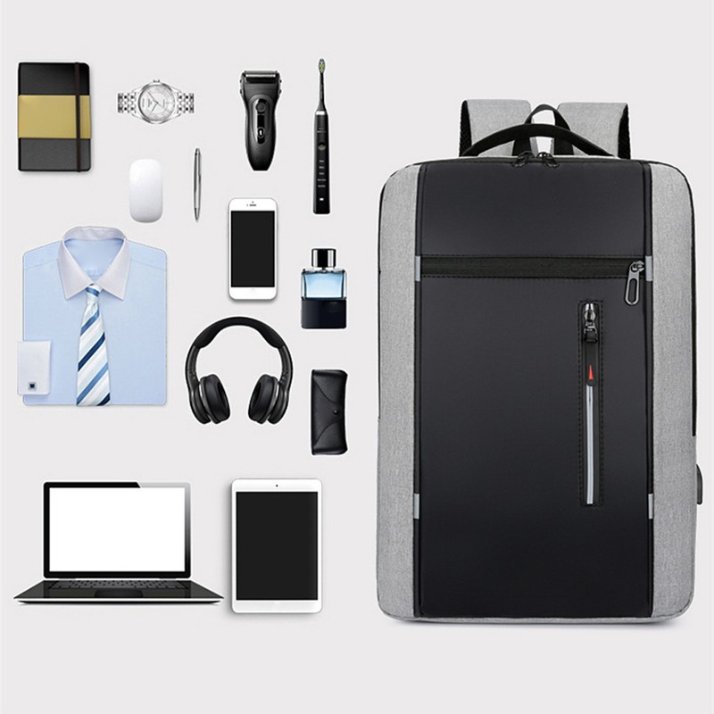 Portable Backpack Camping Travel Bag Business Daypack with USB Charging