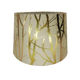 Tree Pendant Cream 11" Empire Drum Lampshade for Ceiling or Table Lamp
