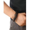 PiercingJ Leather Bracelet (Brown)