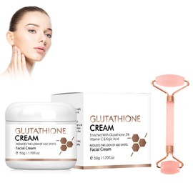 Eazerom 38 50g Glutathion Whitening Cream, Anti Aging Face Cream,Moisturizing Skin Brightener serum,Glutathione White serum Facial Dark Spots Remover,Face Moisturizer