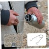 GRIRIW 2Pcs Stainless Steel Bottle Hanger Fish Mouth Spreaders Durable