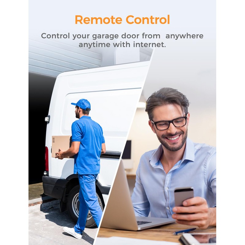 Refoss Refoss Smart Wi-Fi Garage Door Opener, Compatible with Apple