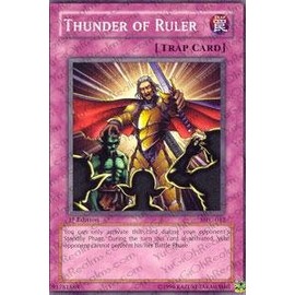 Yu-Gi-Oh! - Thunder of Ruler (MFC-042) - Magicians Force - Unlimited Edition - Common