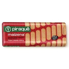 Piraque Maizena Biscoito Doce 200g 10 Pack