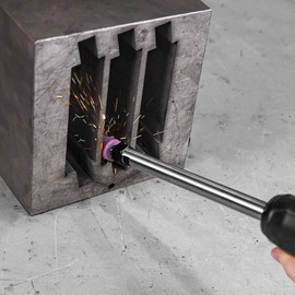 6" Extra Long Extension Electric Die Grinder, 1/4" Variable Speed Corded Power Die Grinder, Heavy Duty Die Grinder Tool for Metal Grinding, Polishing, Deburring, Welding Repair, 10000-33000 RPM