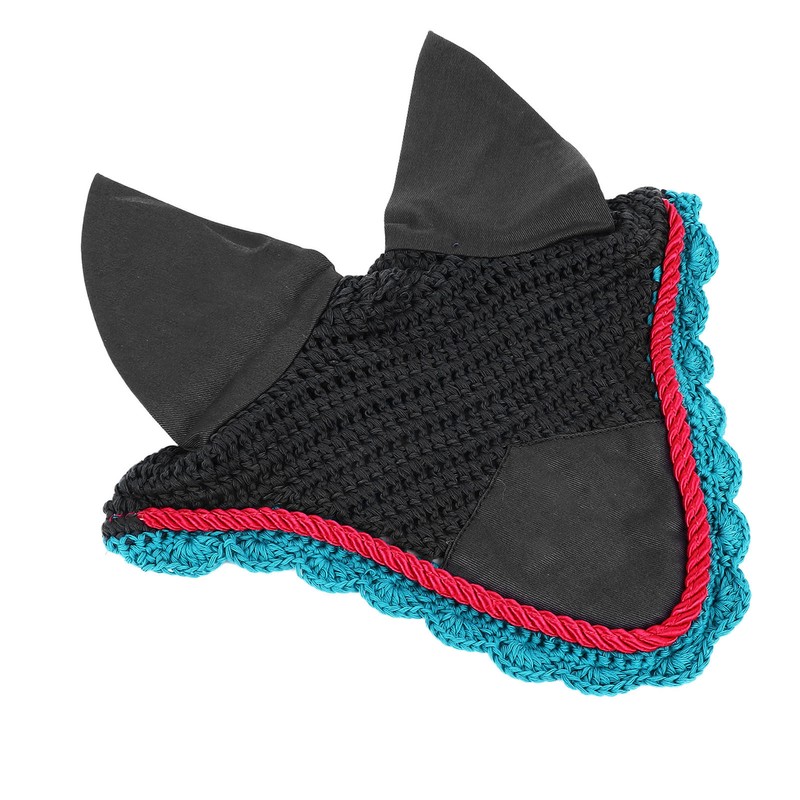 Horse Ear Net Bonnet Soft Comfortable Breathable Knitted Horse Fly