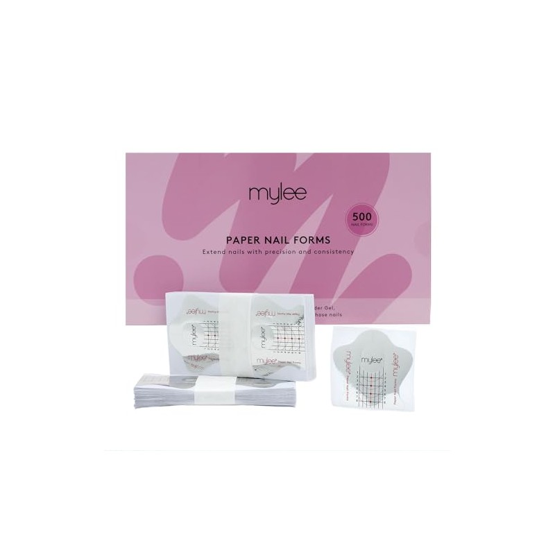 Mylee 500Pcs Nail Paper Forms - Professional Nail Art Tools