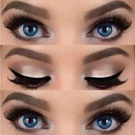 Eyeliner, Eyebrow & Eyeshadow Stencil Template Kit Makeup A Type BL08824 100ea