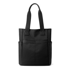 JIANLINST Women's Tote Bag, Handbag Nylon Maternity Bag, Waterproof, Large Capacity, Lightweight, A4, For Work and School, Mom's Bag, Black, Free size
