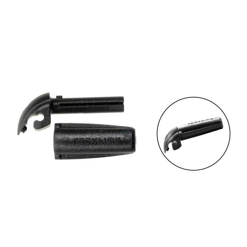 Generisch Racktime Mudguard Struts Attachment Clip Holder Black Plastic