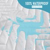 NTBAY Waterproof Mattress Protector, Quilted Queen Fitted Mattress Cover with