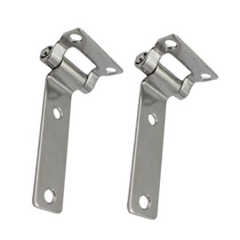 Pair of Stainless Steel 304 T-Shape Door Hatch Hinge L 5.3 in（135mm） for Container Vans Caravans Polish Marine Boat Hardware Counter Back Flap Hinges
