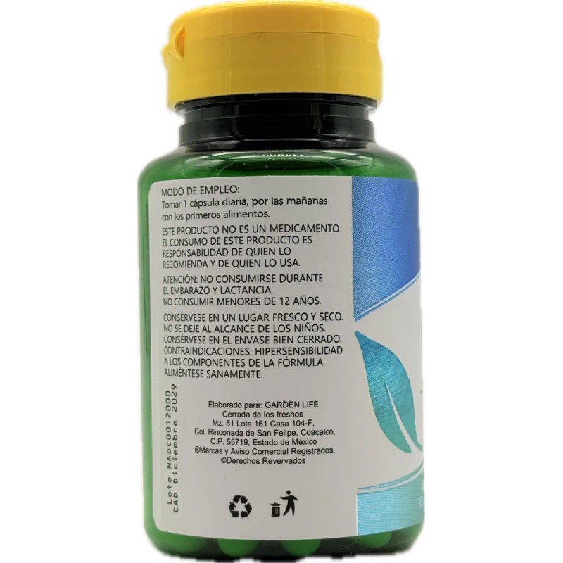 Nad 60 Cpsulas Anti-edad 600 Mg Energreen Suplemento Sin Sabor