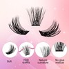 FADLASH Individual Cluster Lashes Extensions 168Pcs 40D 0.07 D Curl