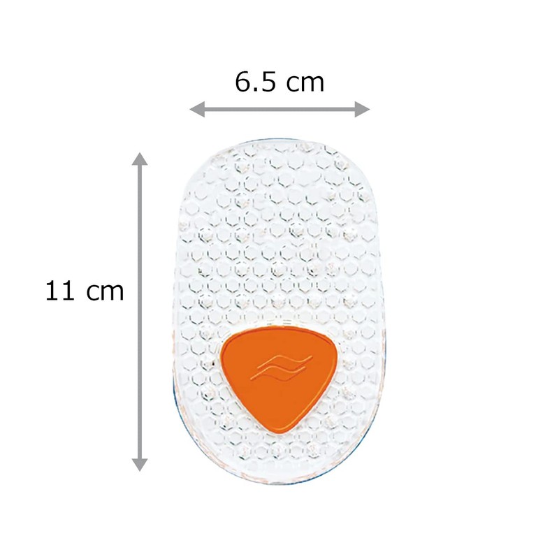 SOFSOLE 18593 Unisex Point Insole, Gel Heel Pad, Layered Type,