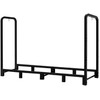 Fandature 8Ft Firewood Rack Adjustable Fireplace Wood Holder For Outdoor