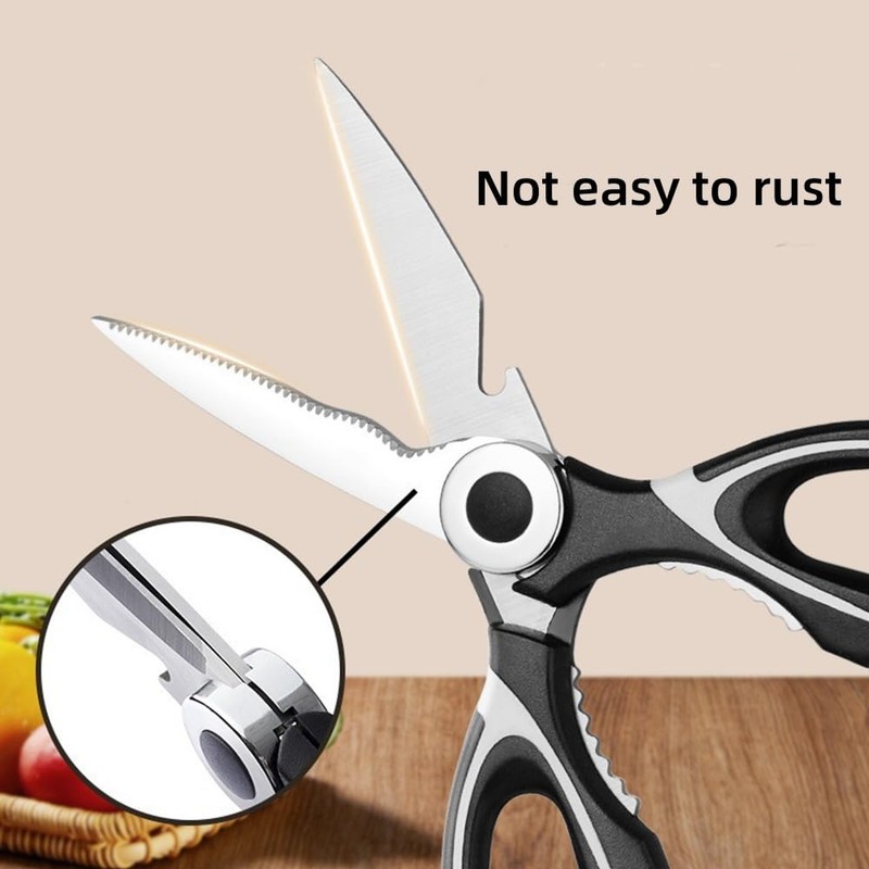 2PCS Kitchen Scissors,Kitchen Shears,All Purpose Heavy Duty Meat Scissors Poultry