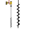 SORANGEUN 2”x32“ Auger Drill Bit for Planting, Heavy-Duty Planting Auger