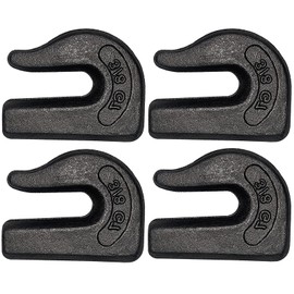LuckySlycyc Weld On Grab Chain Hook,3/8" Weld On Chain Grab Hooks,Grade 70 Load Limit: 6600 lbs,for Welded onto Tractors or excavators
