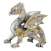 Mechanical Steampunk Dragon Sculpture Decorative Resin Dragon Statue for Bedrooms