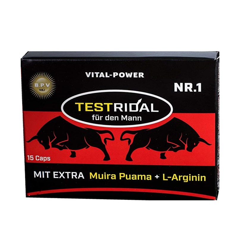 B.P.V - Testridal 30 Capsules = 16 g - Hardcore