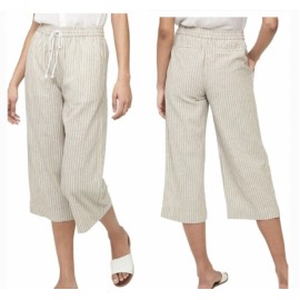 Beach Lunch Lounge Women's  Beige Size Small Margot Capris NWT MSRP $68