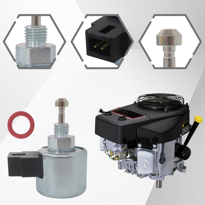 Xspeedonline Engine Fuel Shutoff Solenoid 21188-7003 Compatible for Kawasaki FH721V/FX730V