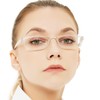 OCCI CHIARI Clear Reading Glasses Women 2.75 Stylish Reader (100
