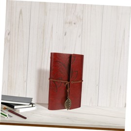 Operitacx Notizblock Zum Täglichen Schreiben Für Reisende Und Reisenotizbuch Mit Vintage-blatt-design.