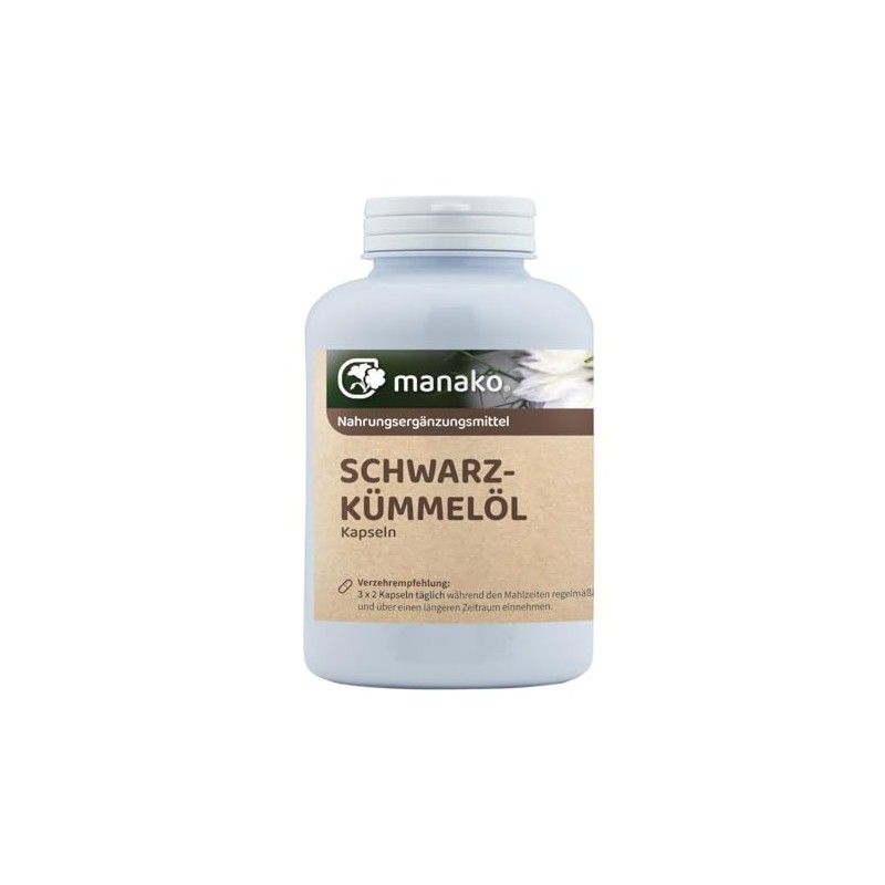 Schwarzkümmelöl Kapseln 400 Stück, 1er Pack (1 x 272 g)