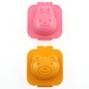 Kotobuki Plastic Egg Mold, Rabbit and Bear