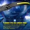LED Headlight Pannlampa LED Uppladningsbar Silica Gel Headlight Ligh for