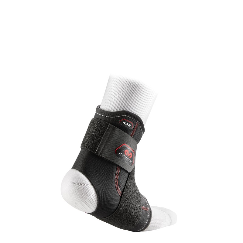 Mcdavid - Supporto per Caviglia con Laccio, Nero (Nero), L