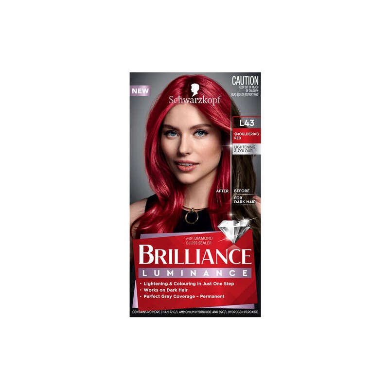 Schwarzkopf Brilliance Luminance L43 Smouldering Red
