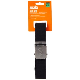 Scruffs T50304 Cotton Adjustable Clip Belt Black One Size