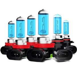 ZPXGIZT Light Bulbs Fit For Nissan Murano 2009-2014, 9005 H11 H11 High Low Beam Fog Lights High Performance Halogen Headlight Bulb Combo, 6000K White Light, Pack of 6